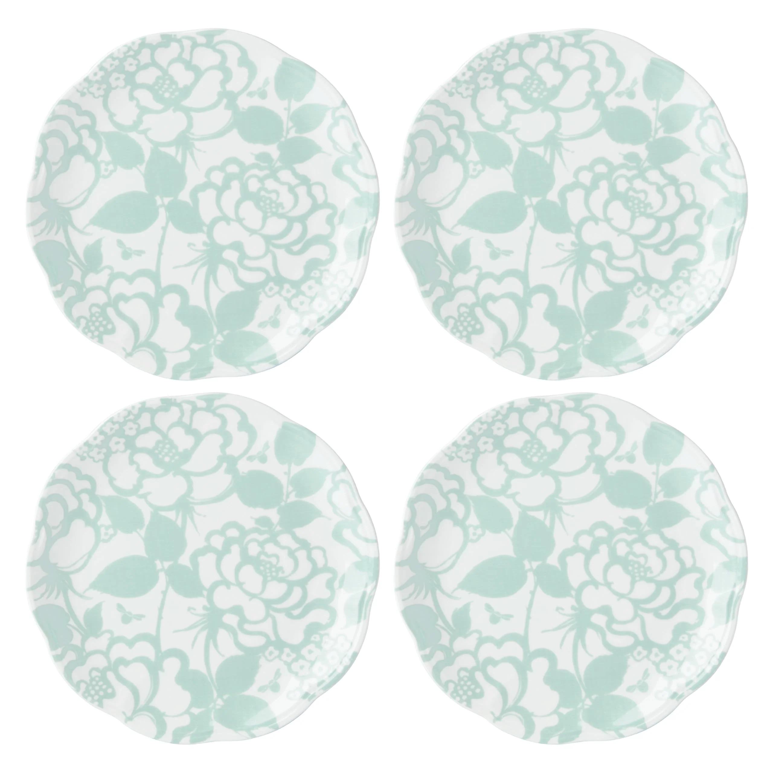Lenox Butterfly Meadow Cottage 4Pc Accent Plates, 4.15, Multi