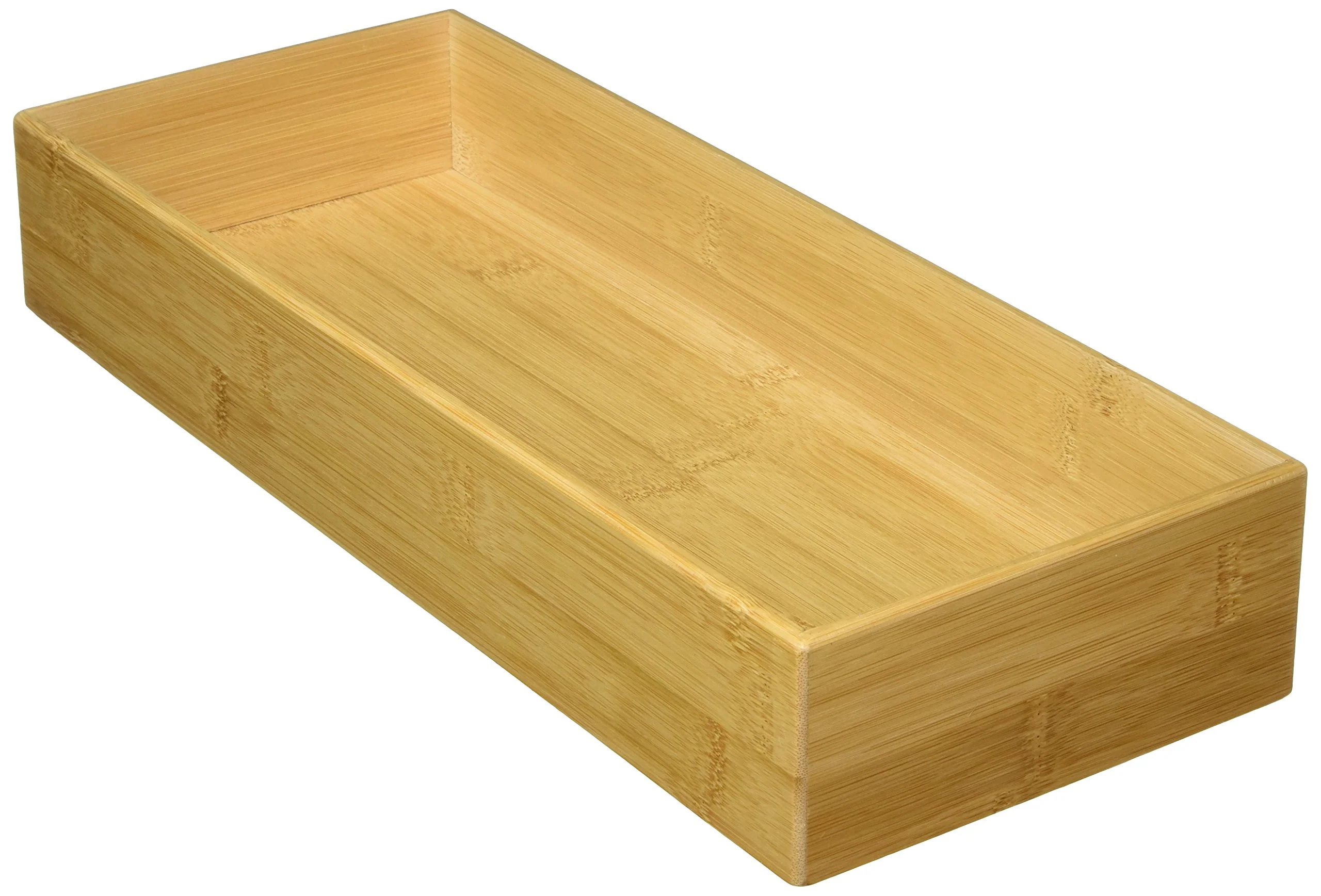 Lipper International 8386 Bamboo Wood Stacking Drawer Organizer Box, 15" x 6"