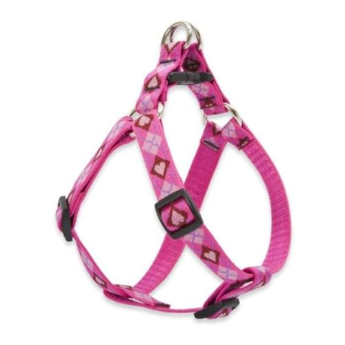 LupinePet Originals 3/4" Puppy Love 20-30" Step In Harness for Medium Dogs
