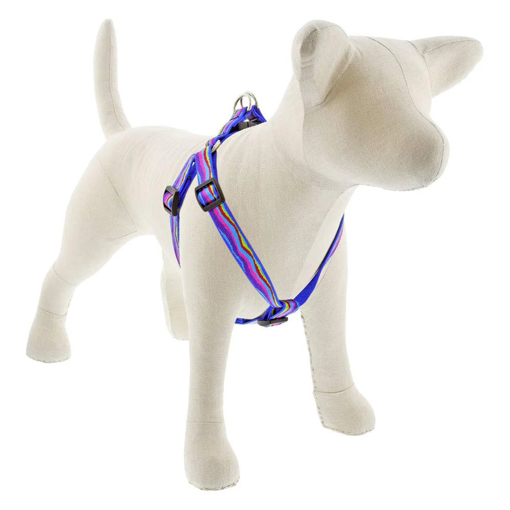 Lupine Adjustable Step in Dog Harness 3/4" Wide Ripple Creek Design with 20-30" Girth