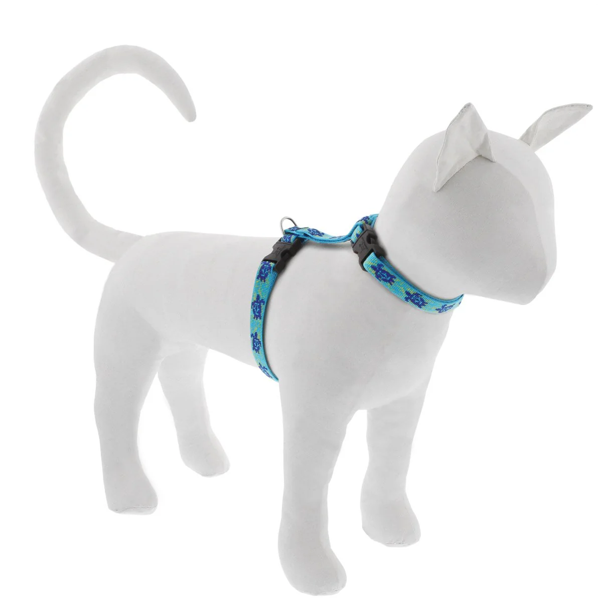 LupinePet Originals 1/2" Turtle Reef 12-20" H-Style Harness for Small Pets
