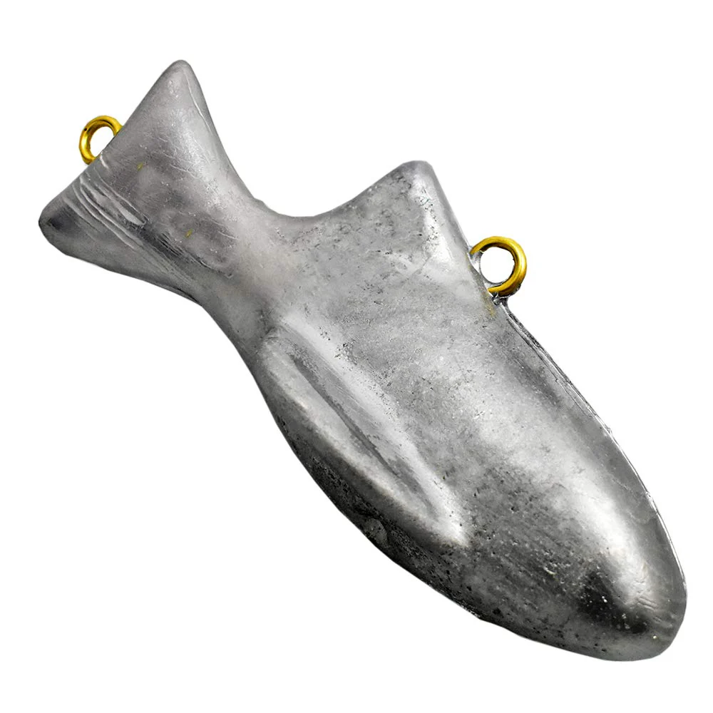 MagBay Lures 100% USA Made Downrigger Weights Heavy Dredge Fish Weight - Vinyl or uncoated (Chrome, 15lb)
