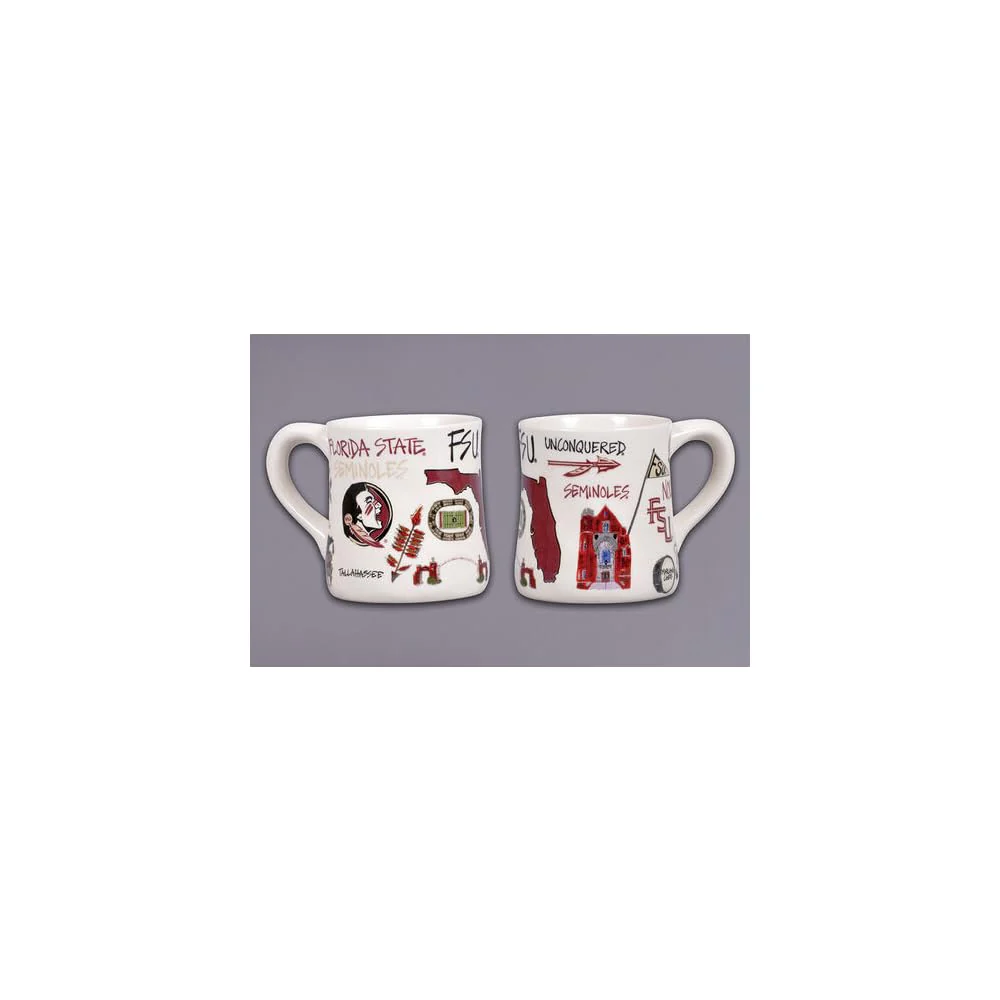 Magnolia Lane Icon Mug with 20 oz Capacity, 4.12-inch Height, Serverware, Kitchen Accessories