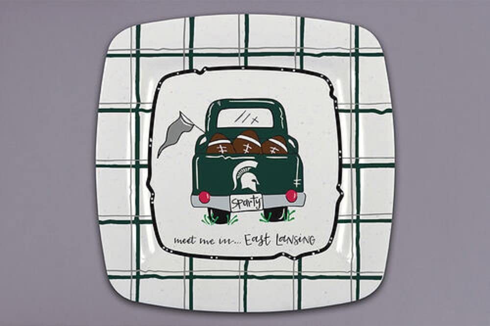 Magnolia Lane 71802 MI St. 11 Truck Square Plate, Multicolor