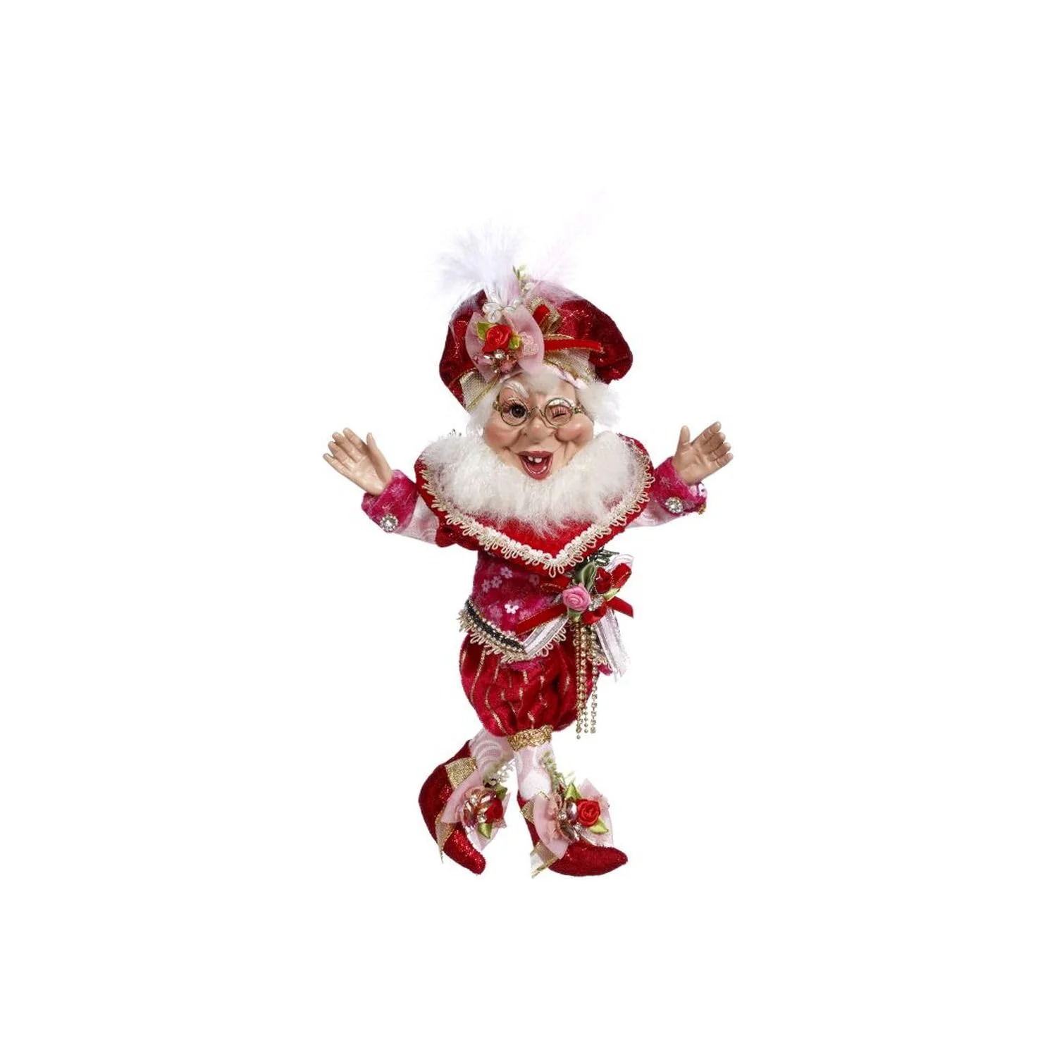 Mark Roberts Spring 2024 Crazy in Love Elf Figurine, Small - 12 Inches