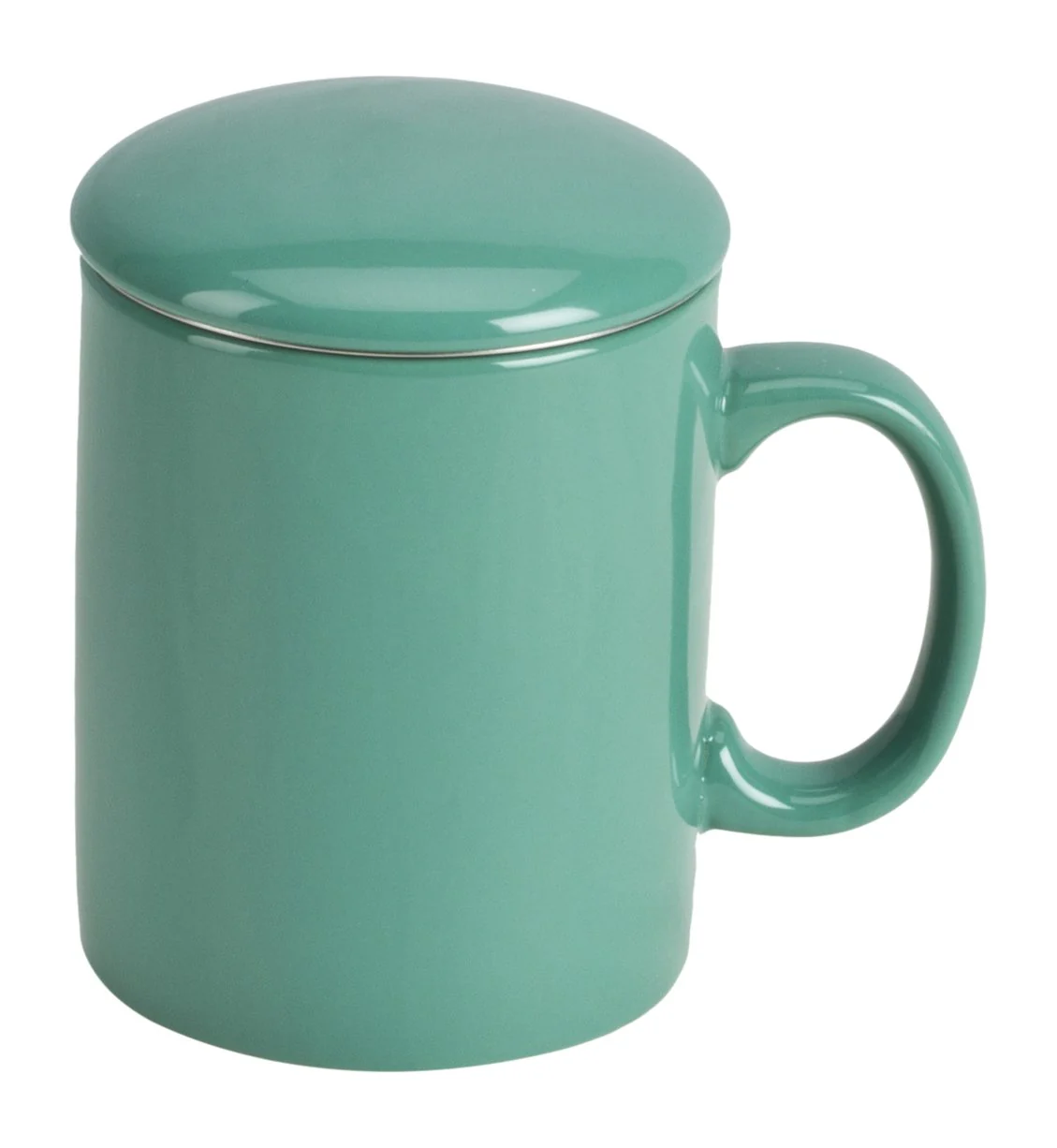 Omniware 3 Piece Mug with Lid &amp; A Stainless Steel Infuser, Teal