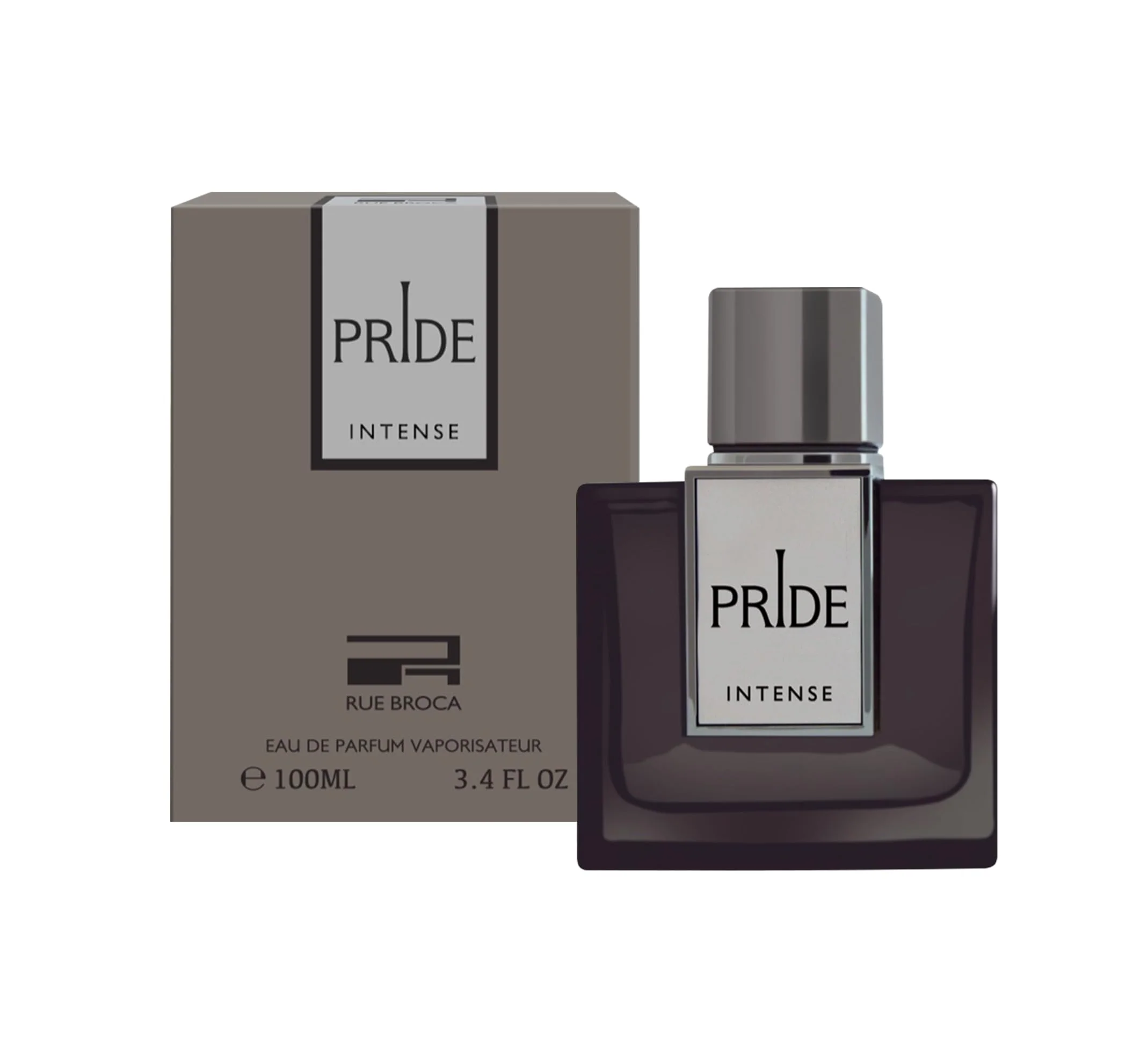 Afnan Rue Broca Pride Intense Eau De Parfum Spray for Men, 3.4 Ounce