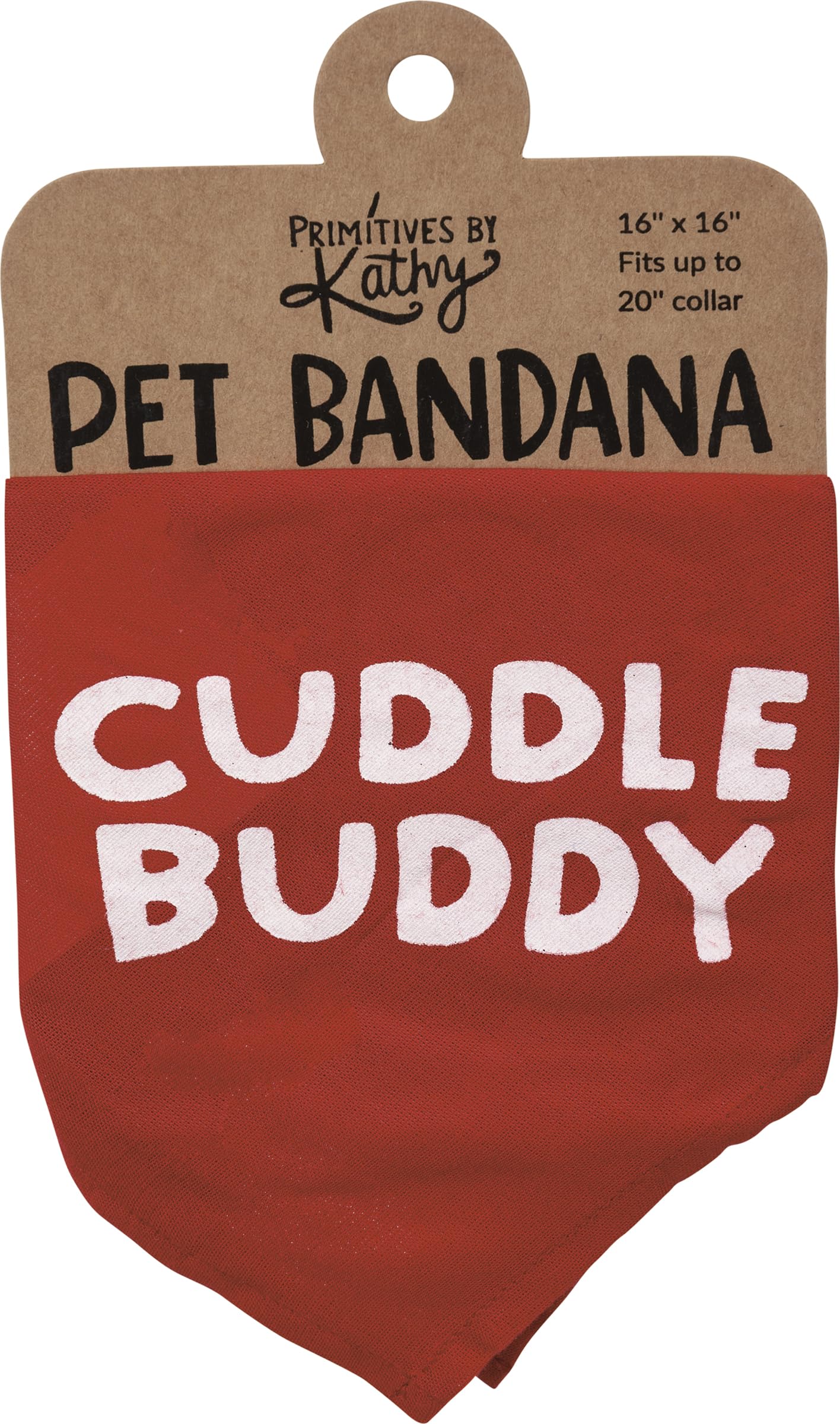 Primitives by Kathy 113499 Cuddle Buddy Pet Bandana, Small