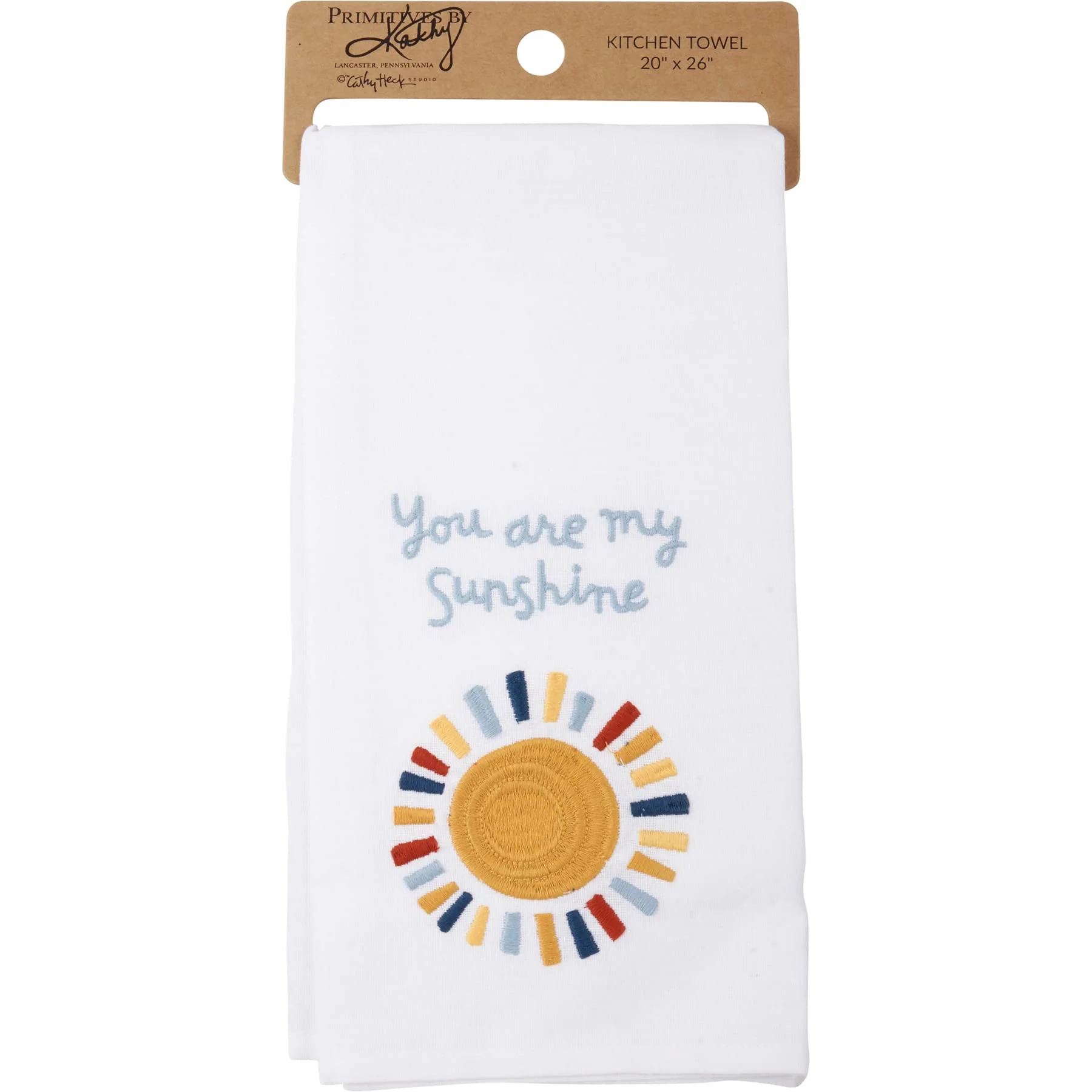 Primitives by Kathy You are My Sunshine Kitchen Towel
