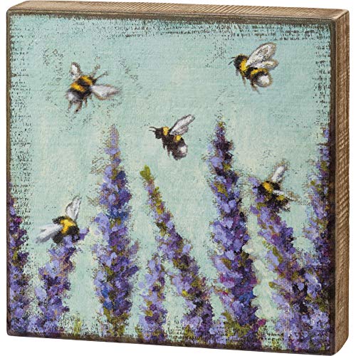 Primitives by Kathy 109160 Wooden Box Sign (Lavender)