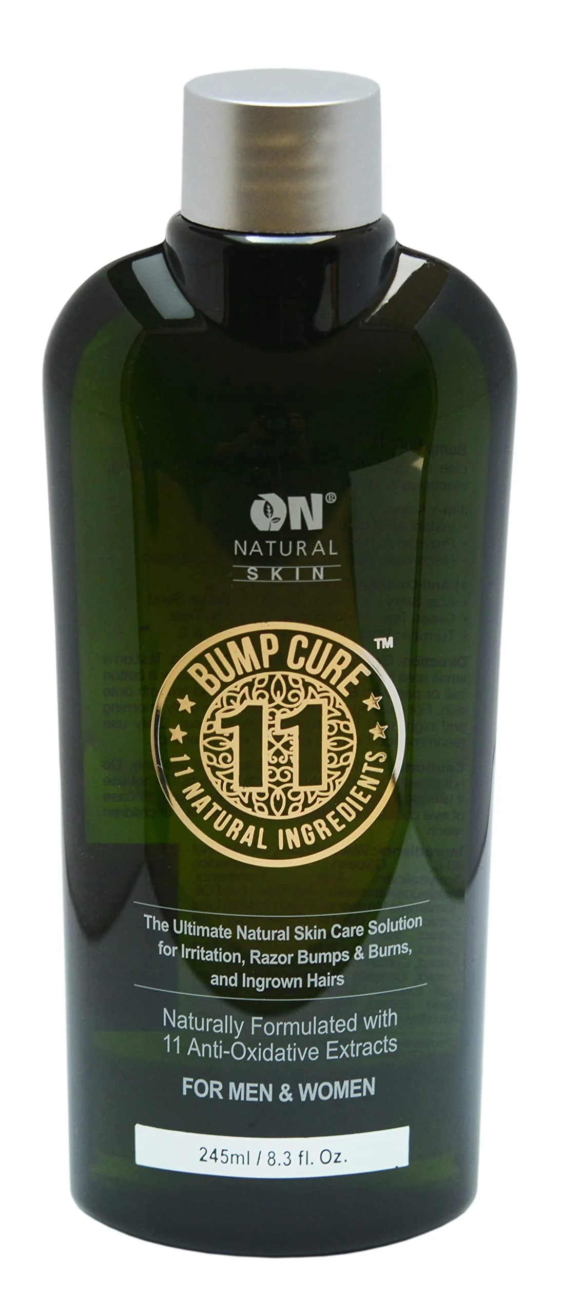ON Natural Skin Bump Care 11 Natural Ingredients for Men and Women - For irritations, Razor, Bumps &amp; burns and Ingrown Hairs (8.3 oz)