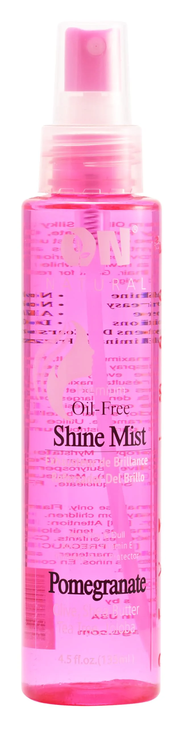 On Organic Natural Premium Oil Free Weave & Wig Shine Mist, Pomegranate 4.5 oz