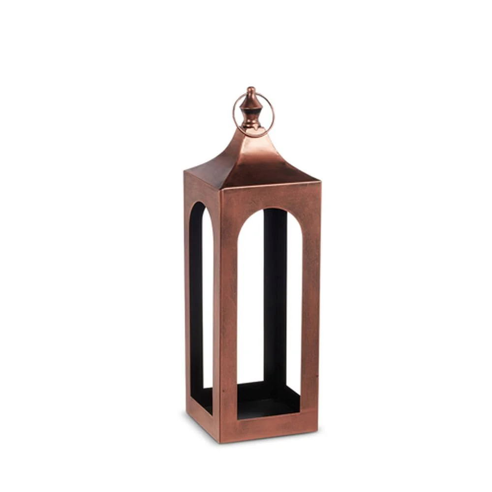 Raz Imports 2024 Terra Firma 21.5" Copper Lantern