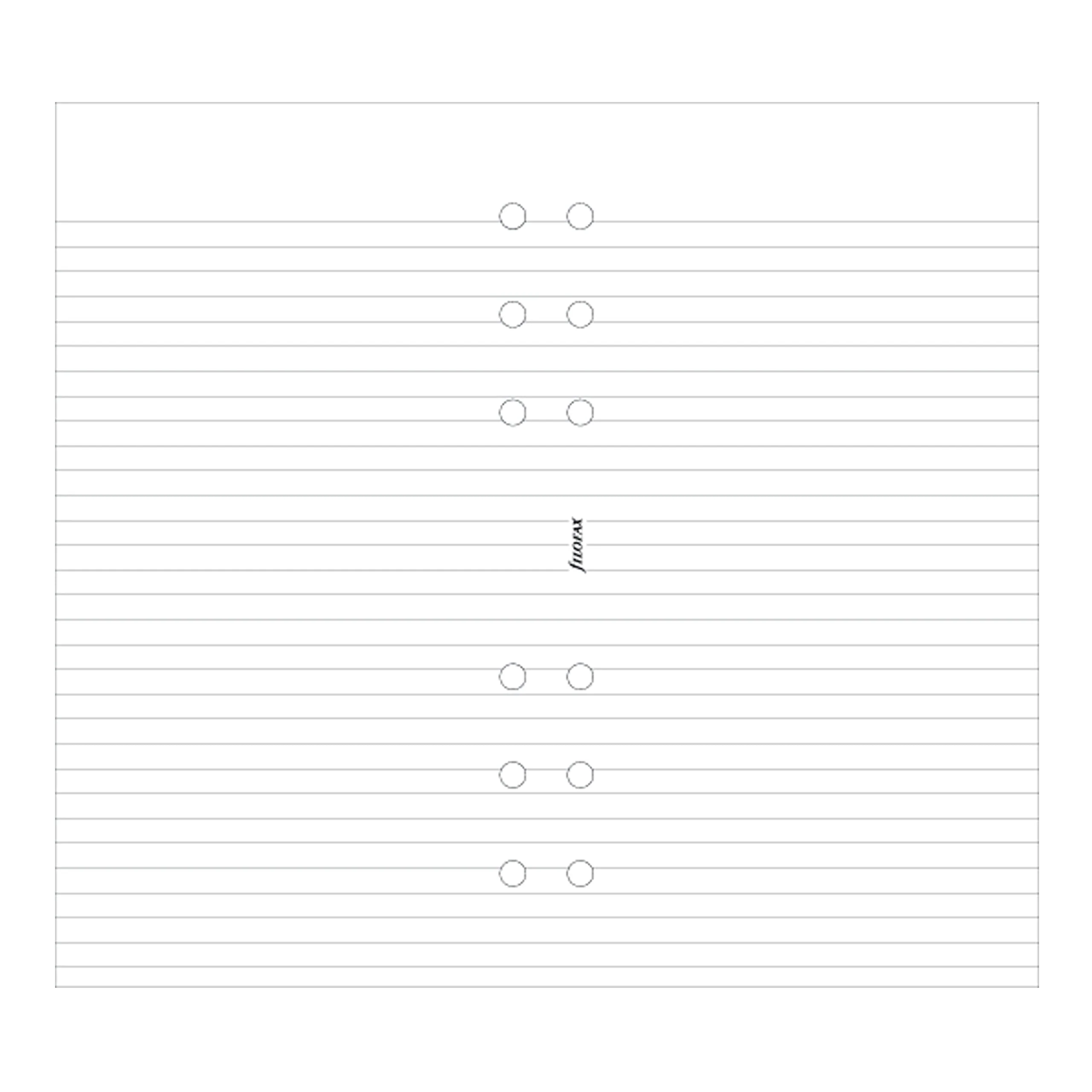 Filofax Ruled White Notepad (B132210)