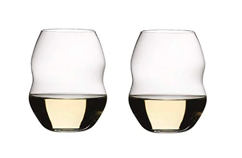 Riedel Swirl White Wine Glasses, Set of 2
