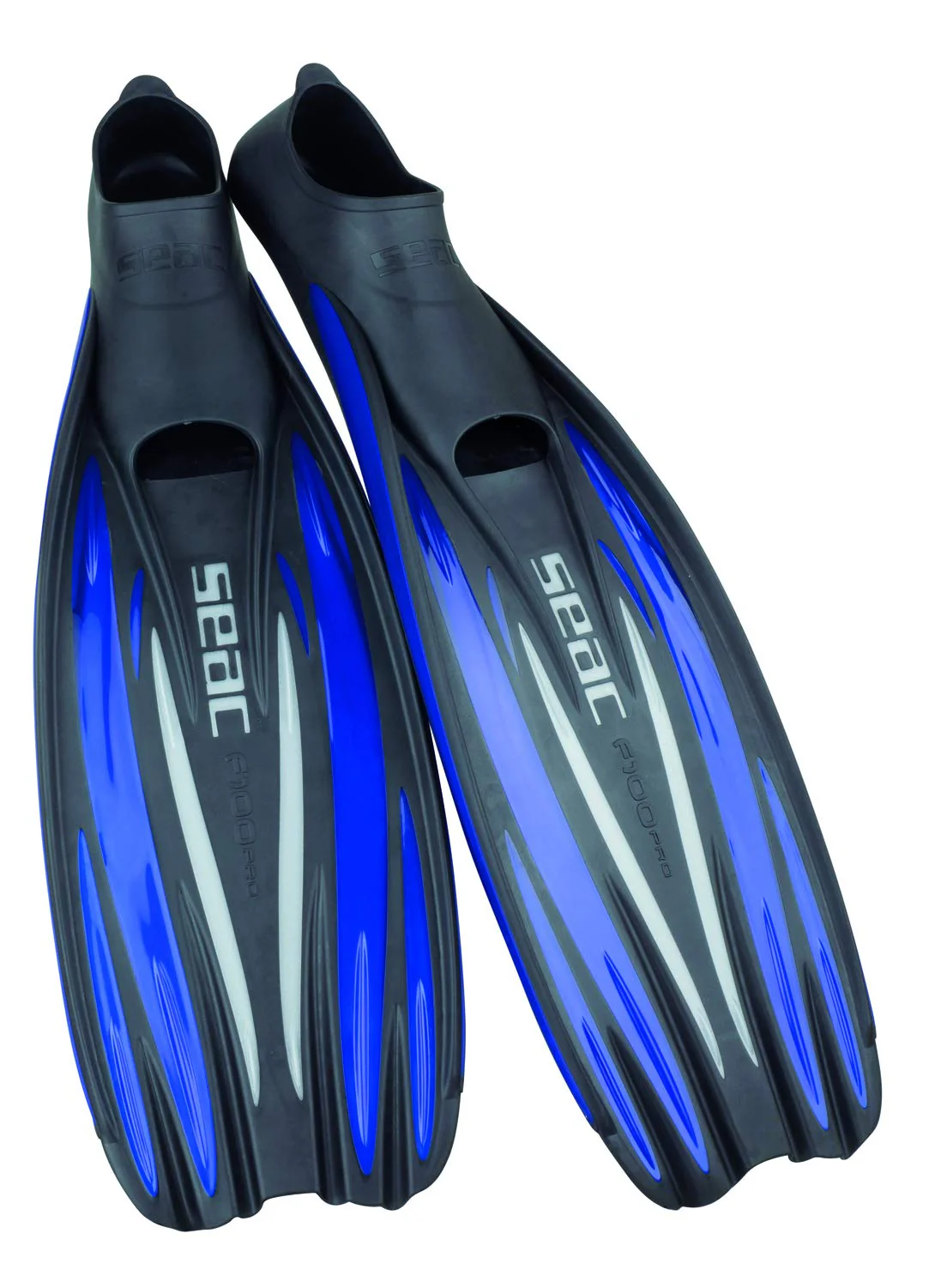 SEAC F100 Pro Diving Fins, Blue, 4-4.5