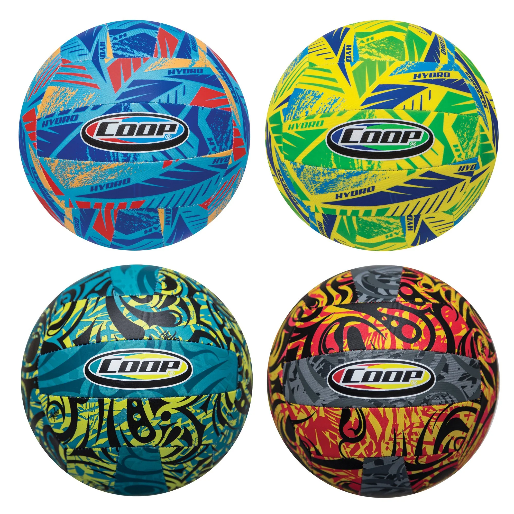 COOP Hydro Waterproof Volleyball- Outdoor Pool Toy for Kids and Adults- Colors May Vary