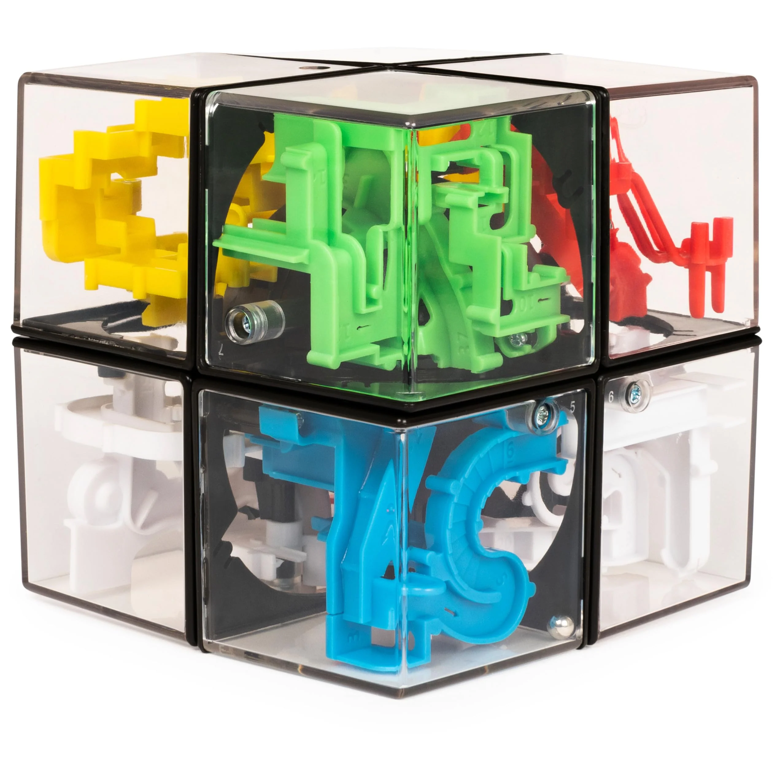 Rubik’s Perplexus Hybrid 2 x 2, Challenging Puzzle Maze Ball Skill Game for Ages 8 &amp; Up