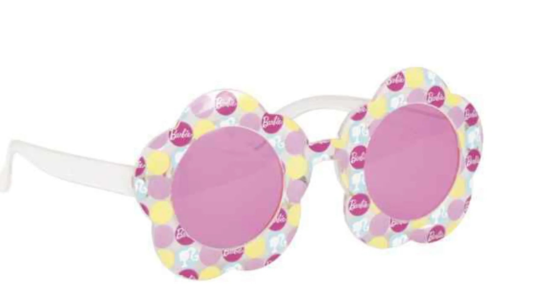 Unique Industries Barbie Flower Shaped Novelty Glasses, Girl, Birthday, Christening, Party Supplies