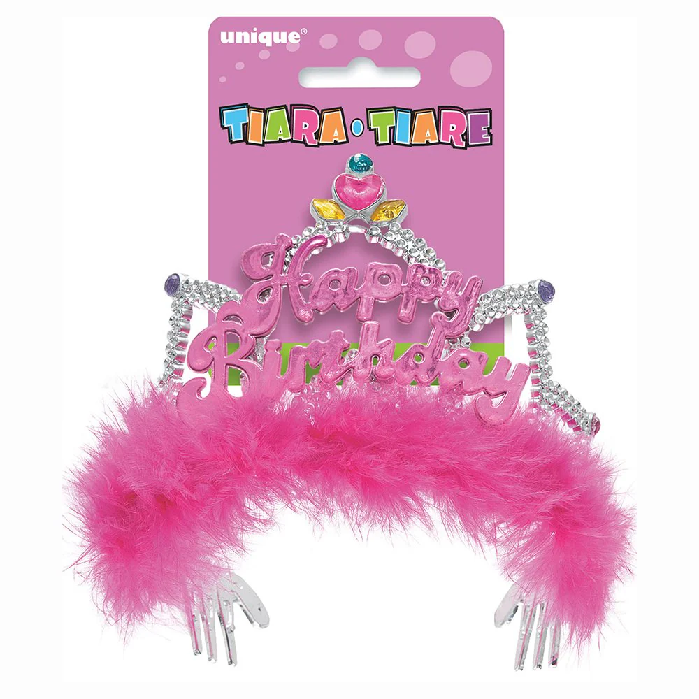 Fancy Feather Birthday Tiara, 1ct