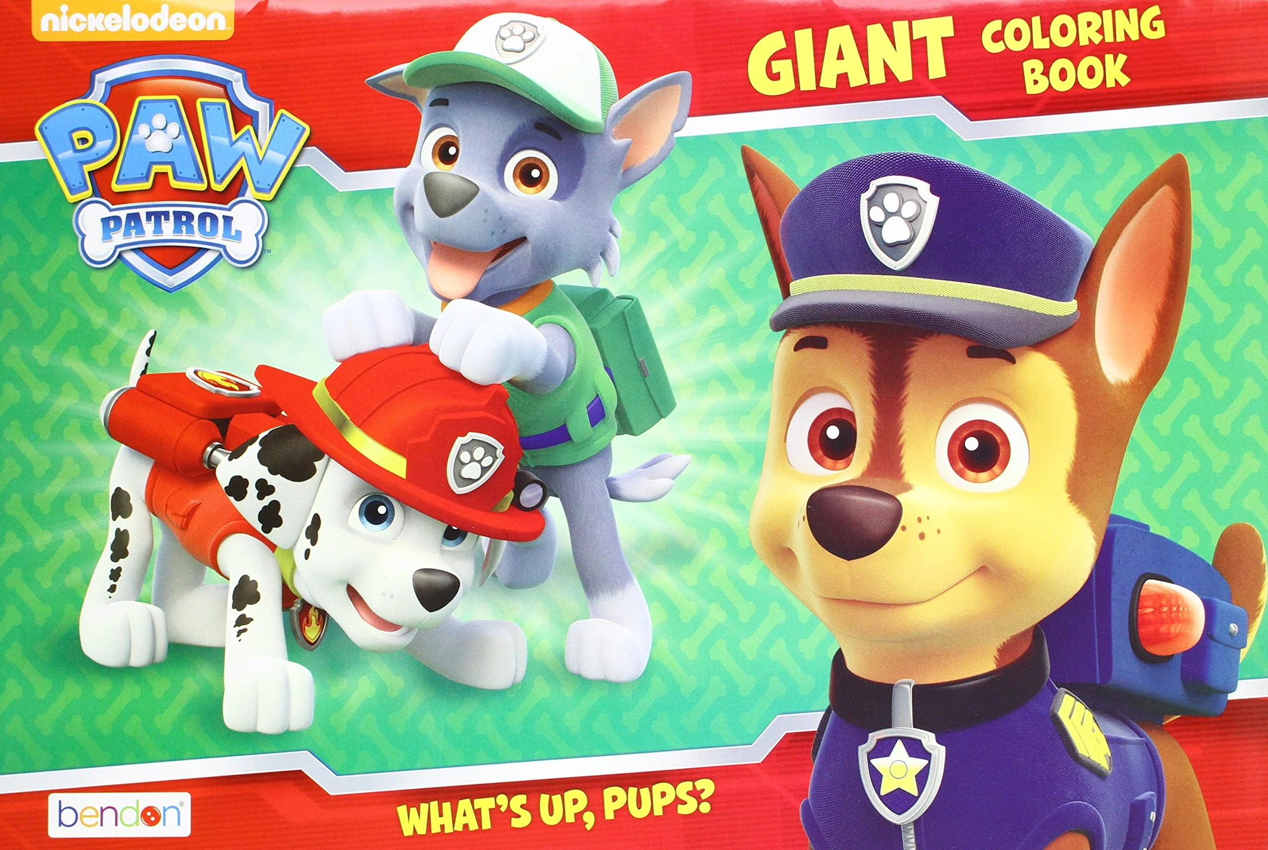Paw Patrol 'What's Up, Pups?' Giant Coloring and Activity Book