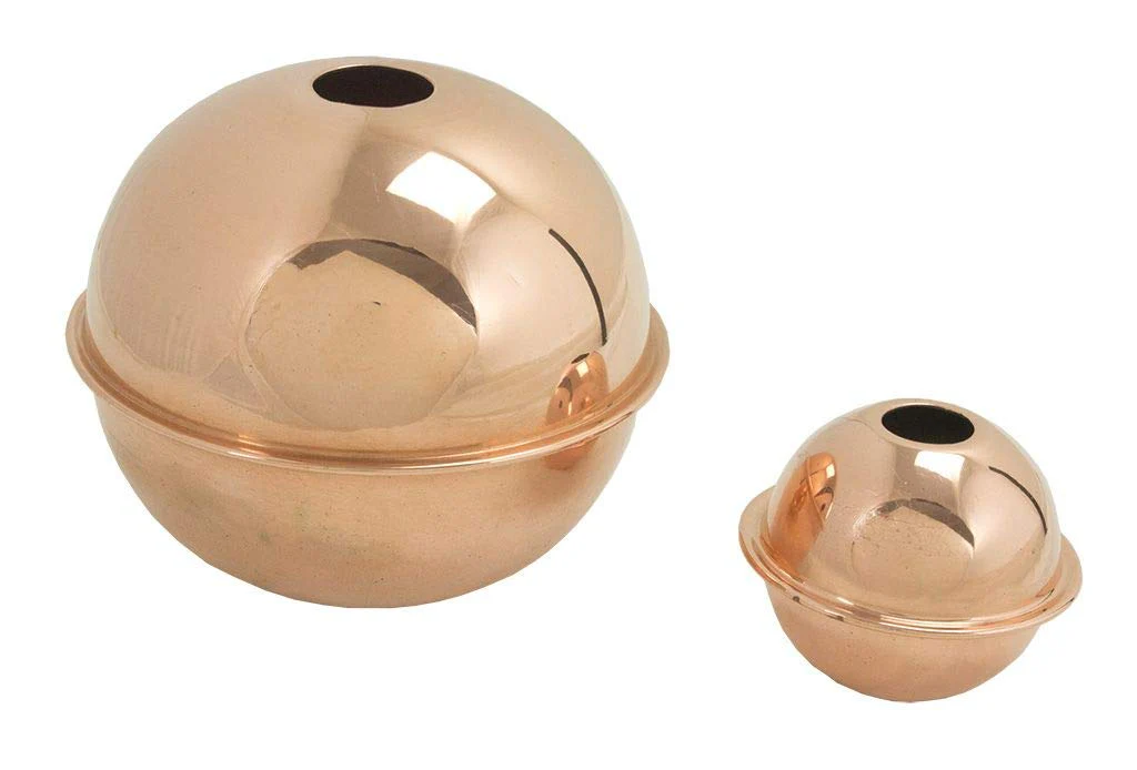 Magoo's Weathervane Copper Spacer Ball Set - Polished Finished - 2" & 4" Spacers