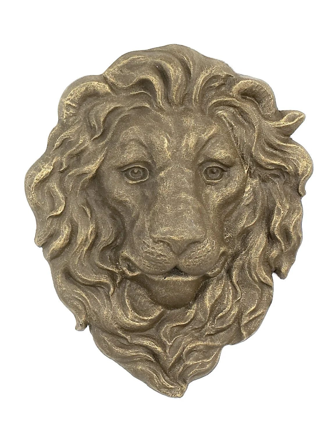 Cast Iron Lion Head Hanging Garden Plaque